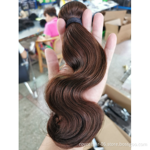 Cheap Virgin Brazilian Hair Weave Bundles , Unprocessed Brazilian Human Hair Sew In Weave